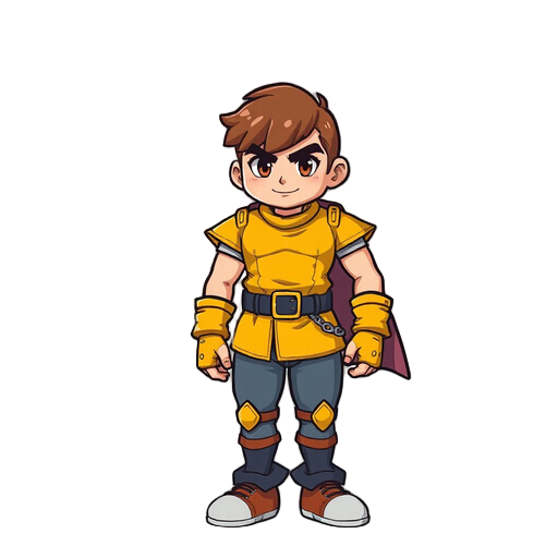 snes style rpg hero 