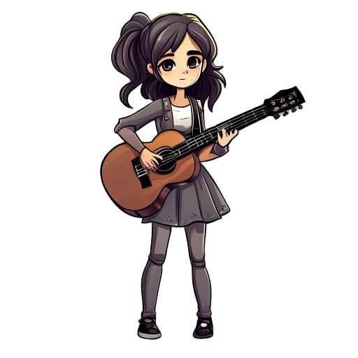a girl with a guitar classic 