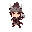 make a warrior, style chibi anime