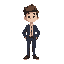 it dev with shirt and suit