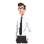 tall slender guy with glasses, white shirt and a tie from the brutalist soviet era 