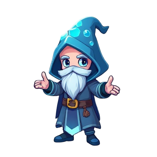 joung ice wizard with a hoody. 