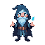 joung ice wizard with a hoody. 