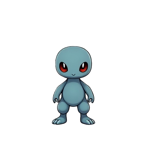 a pokemon style characther made from rings