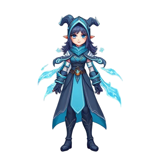 female ice mage