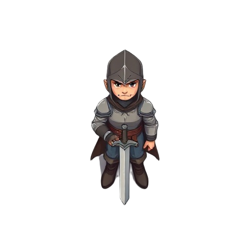 a guard with a sword