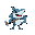 an anthropomorphic hammerhead shark holding a hammer.