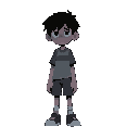 moody young boy