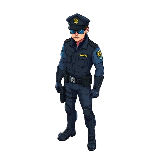 cyberpunk cop, ncpd