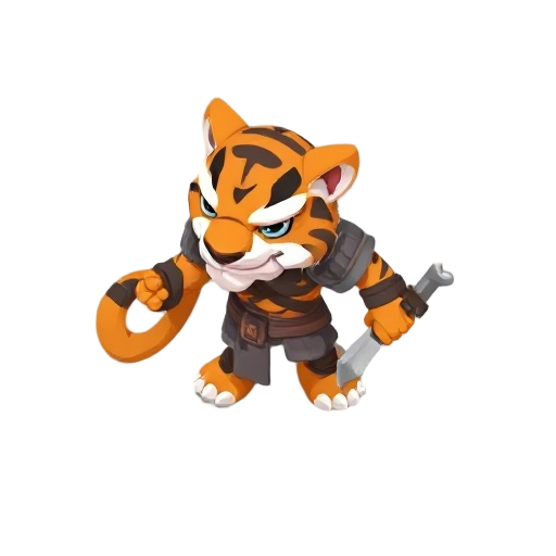 humanoid warrior tiger