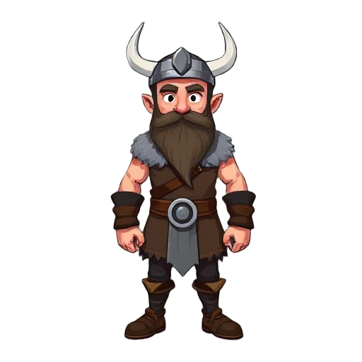 a viking character 