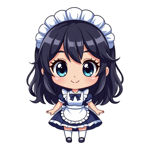 maid chibi
