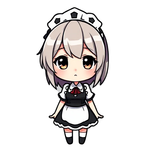 garota chibi maid