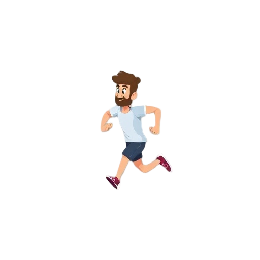 man running