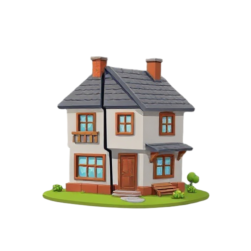 una casa dividida en facciones