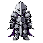 dark fantasy hero knight without helmet