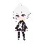 rem from re:zero full body chibi style