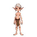 full body half-elf, front view, no clothes, slightly pointed ears, elegant facial features, natural skin tone, subtle magical eyes, clean silhouette, no background.