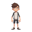 personagem todo escuro