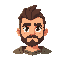faça um cavaleiro pixel arte 