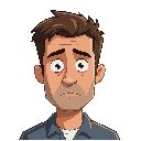 the main character is a random, normal, middle-aged man. exceedingly average across the board. the character gets easily frustrated and anxious. he’s also poor with directions and often gets lost.