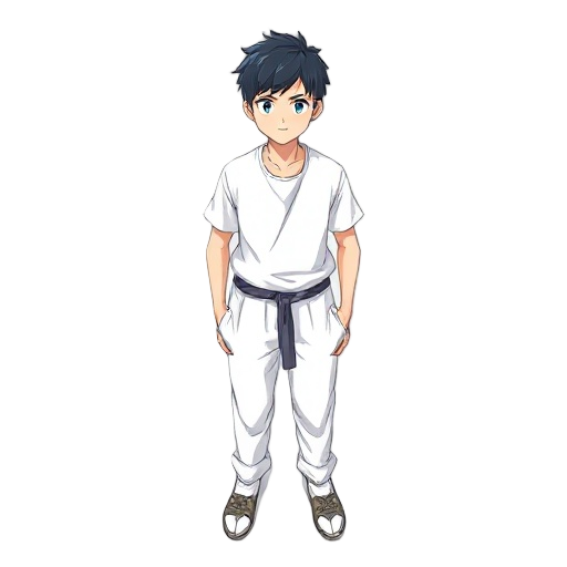 a 21-year-old who wears white clothes