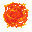 a bright, turbulent, molten surface full of swirling plasma. the tile should feel alive, fiery, and rolling with heat.