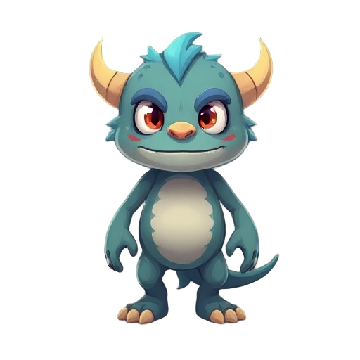 monster, chibi style