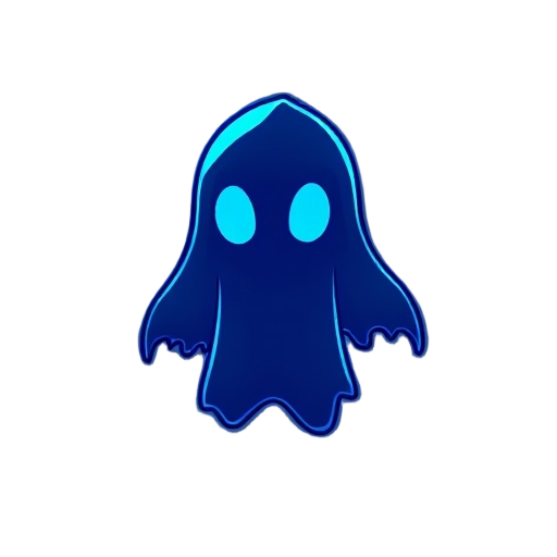 overall impression  the character feels ghostlike or otherworldly, emphasized by the cool blue and cyan color palette.  there’s a slight glow effect around the outline, giving the impression they don’t fully belong to the physical world.  appearance  colo