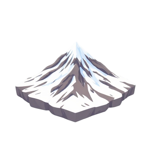 the snow-capped mountain
