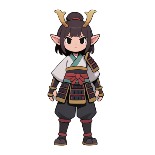 japanese elf samurai girl