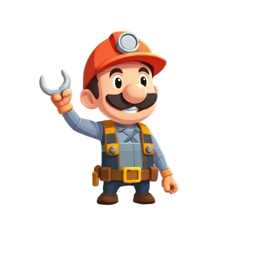 engineer cartoon style