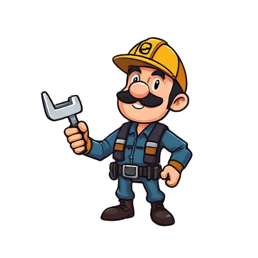engineer cartoon style