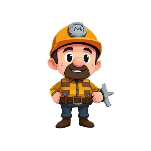 engineer cartoon style
