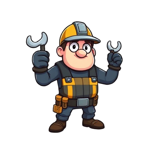 engineer cartoon style