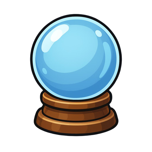 crie uma bola de cristal, no estilo do jogo smithing master