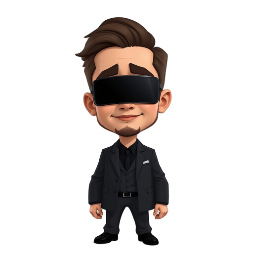 a man in a black suit with his face covered in dark shadows with his eyes only visible, he have medium length hair and stubbles, he also have a elongated smile