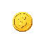 golden coin, no text