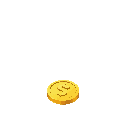 golden coin, no text