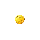 golden coin, no text