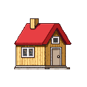 create a house for a game 2d like earthbound 2 this house may be a sprite  that i gonna use to build the level of the game. it gonna be the house of the main character.