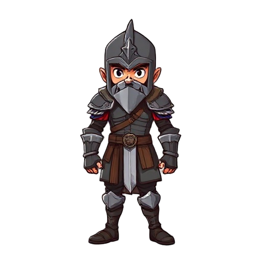 guerreiro medieval estilo o guts de beserk