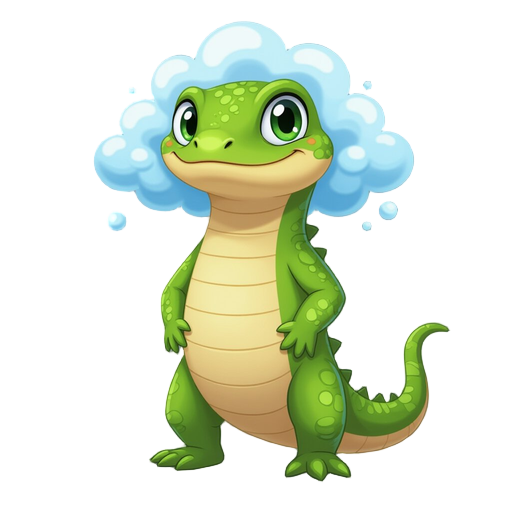 a lizard like cloud