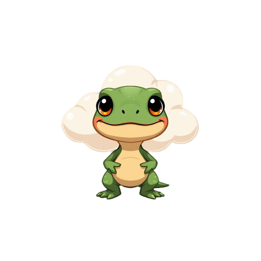 a lizard like cloud