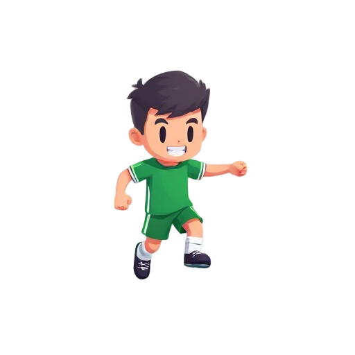 pixel soccer player