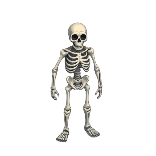 draw a skeleton warrior