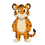 standing up tiger