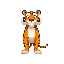 two legs tiger