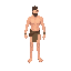 nude survivor male nothing on leg and arms 