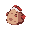 uma mochila de natal com moedas de ouro pulando 